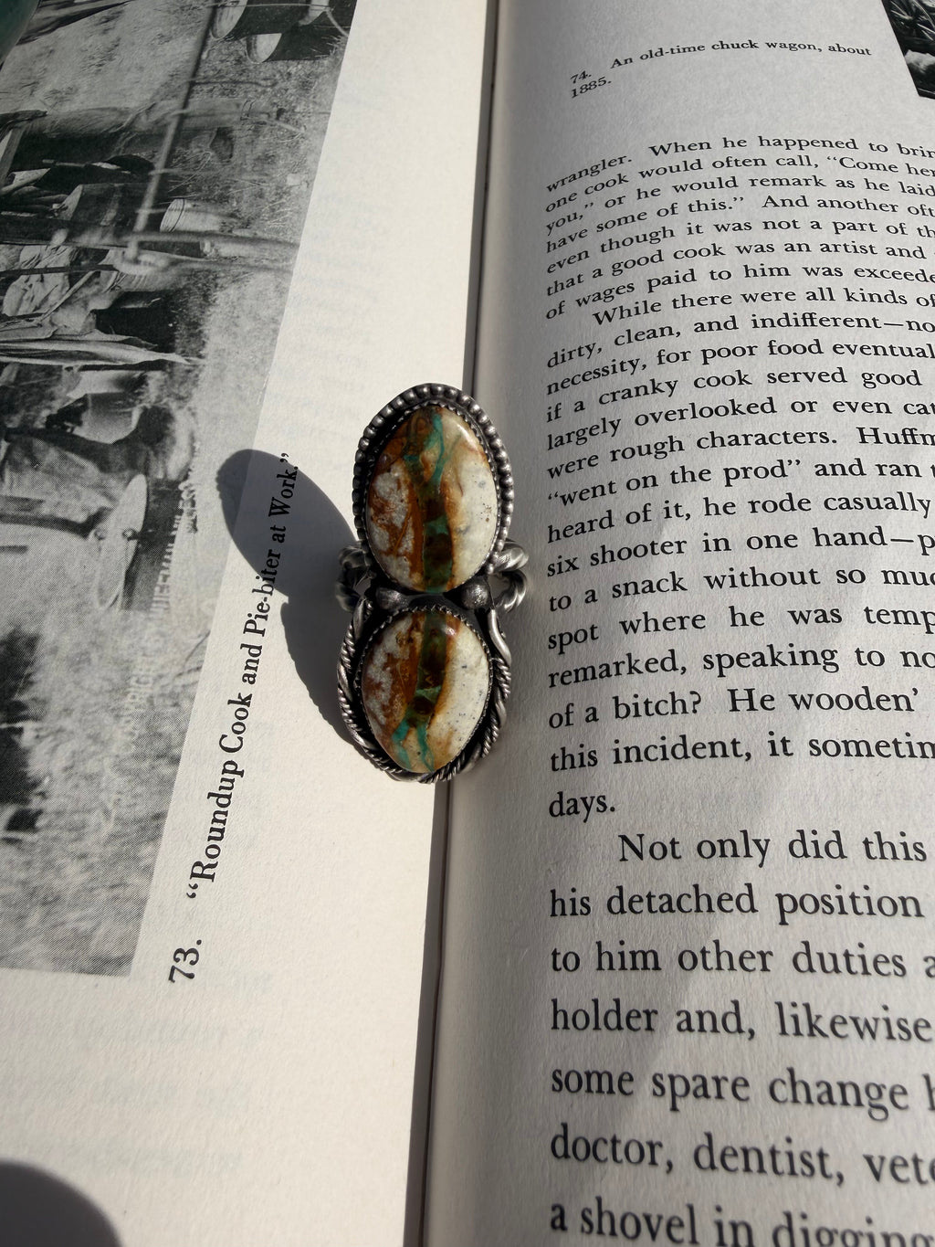 Cow Pimp Ring Size 8 1/2