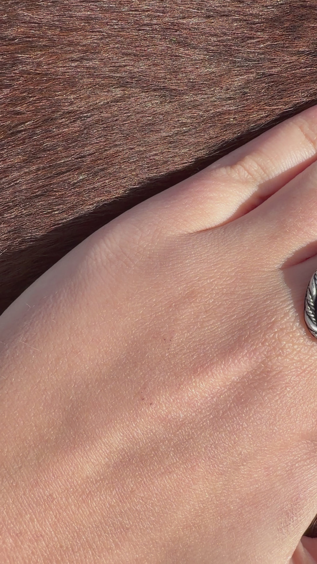 Cow Pimp Ring Size 8 1/2